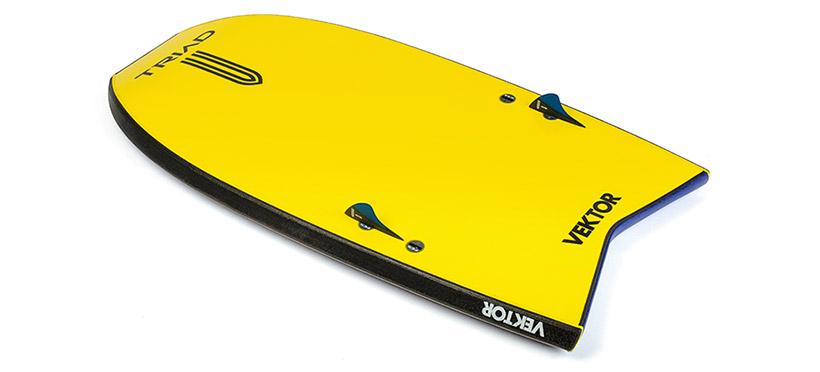 bodyboard with fins