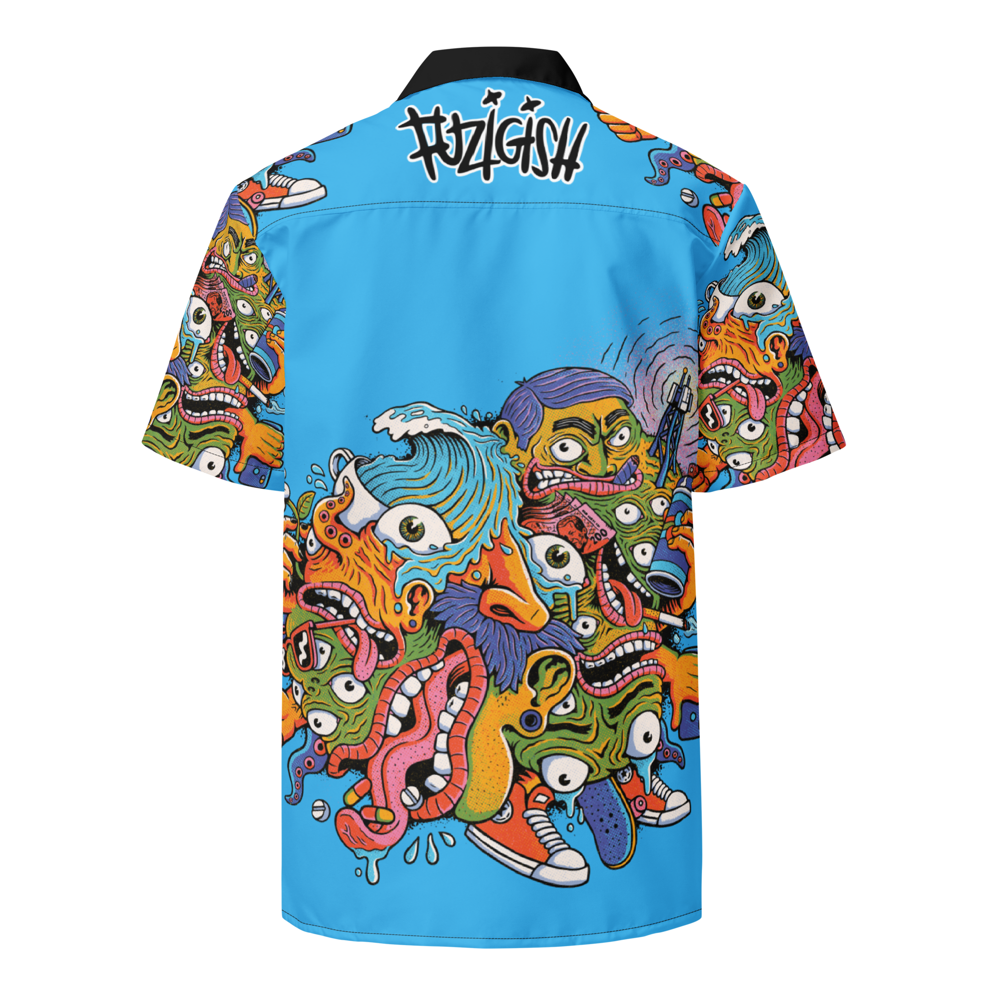 Fuzigish 2022 album button up shirt