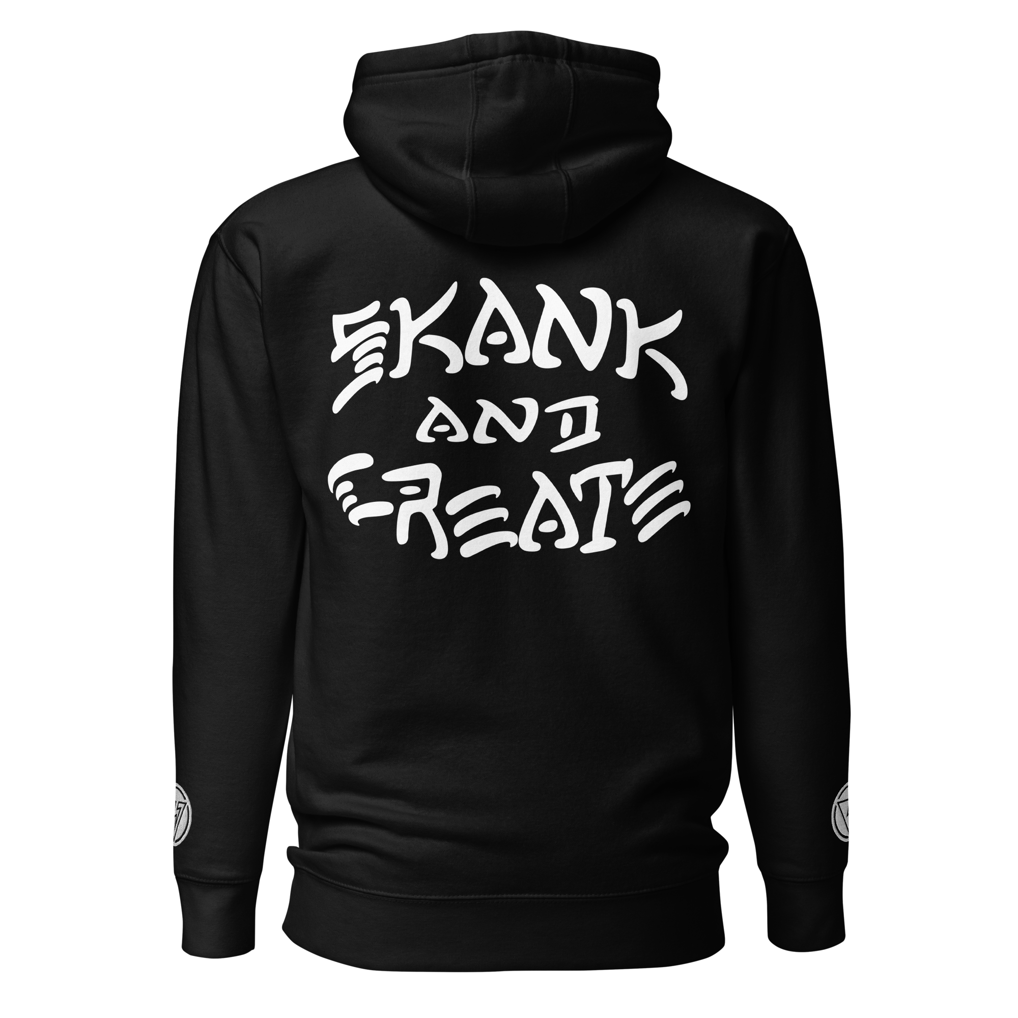 Fuzigish embroidered pull over hoodie