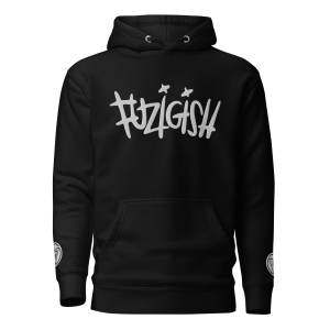 Fuzigish embroidered pull over hoodie