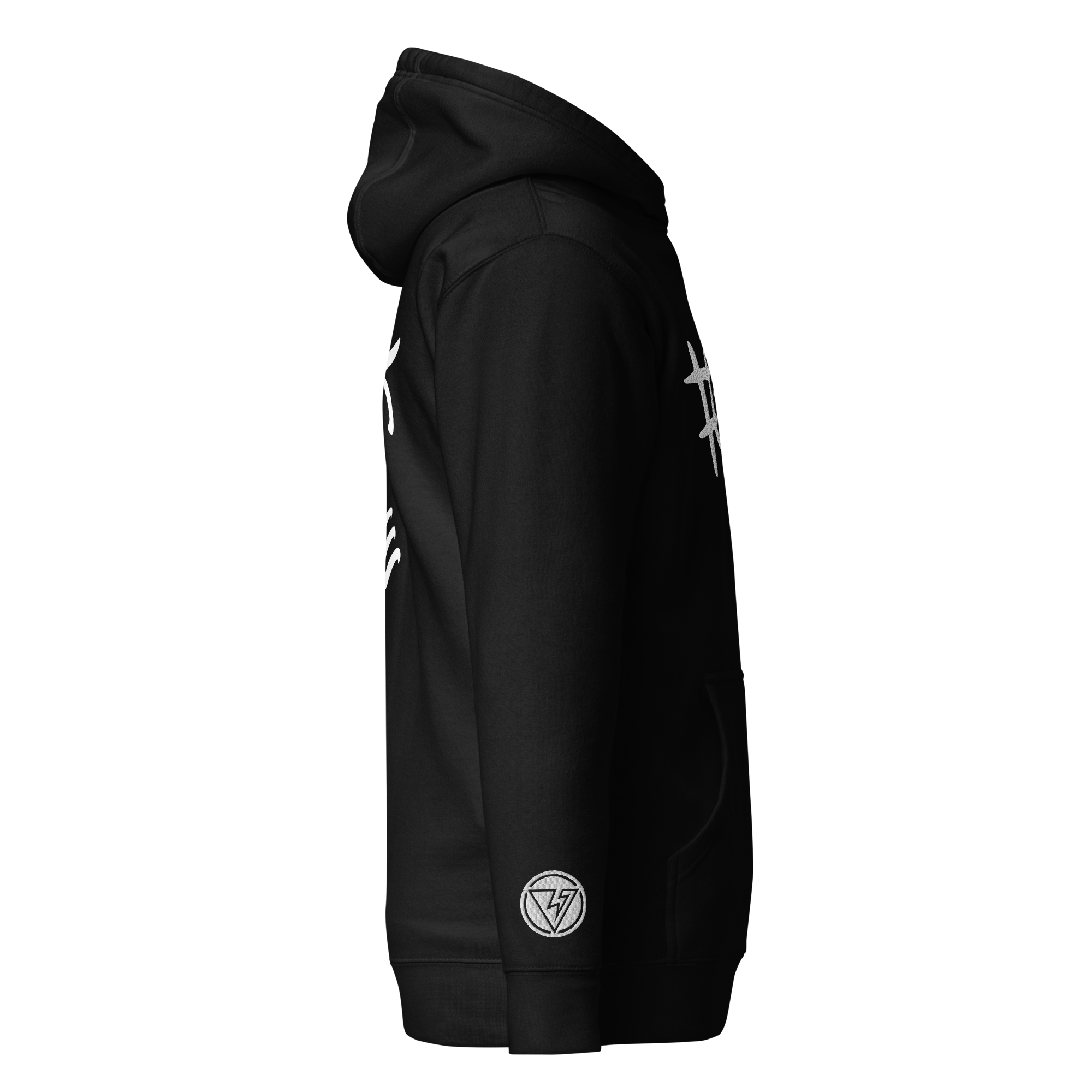 Fuzigish embroidered pull over hoodie