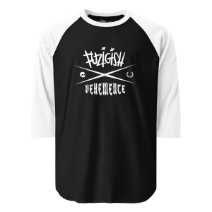 Fuzigish 3/4 sleeve raglan shirt