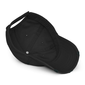 V Diamond logo low profile distressed cap