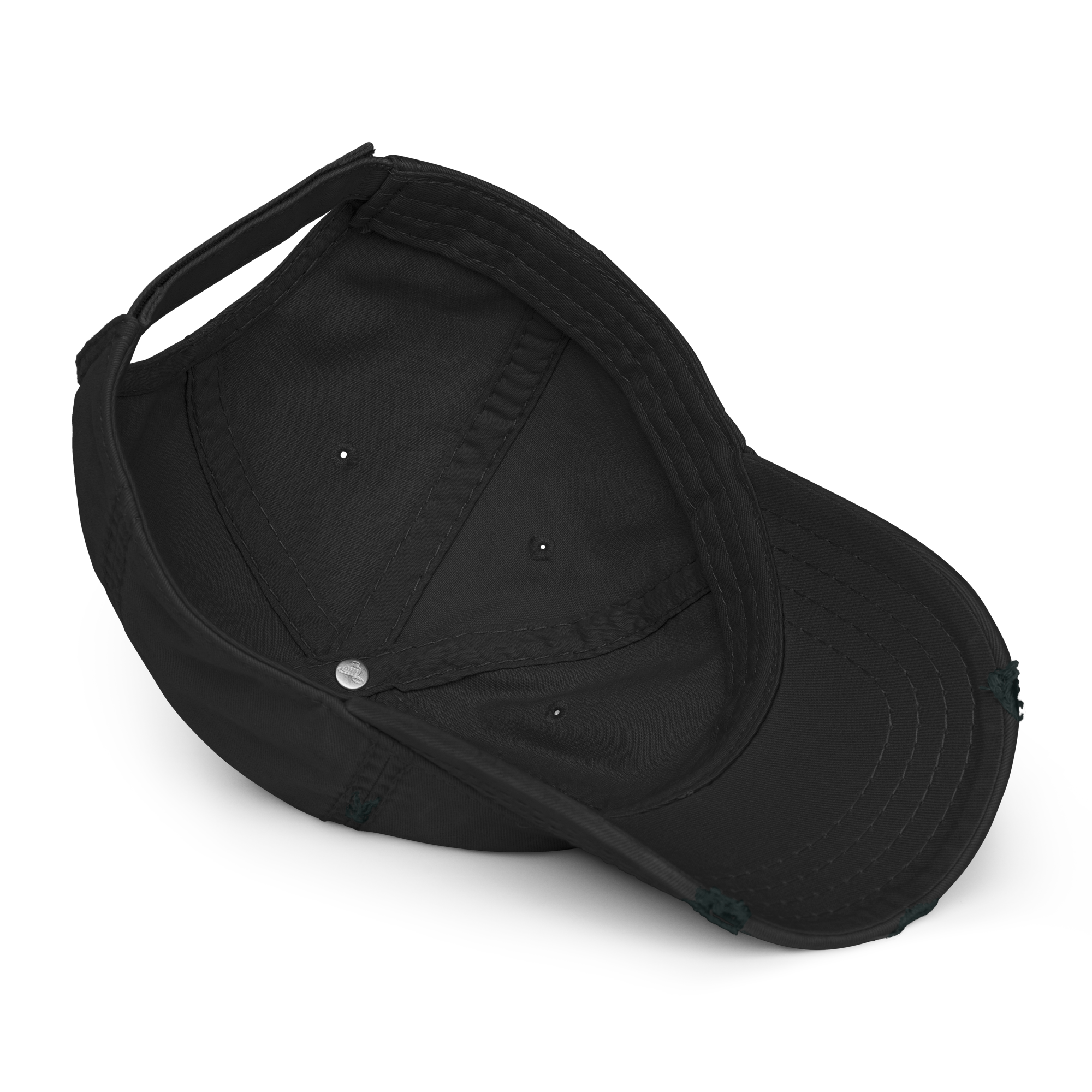 V Diamond logo low profile distressed cap