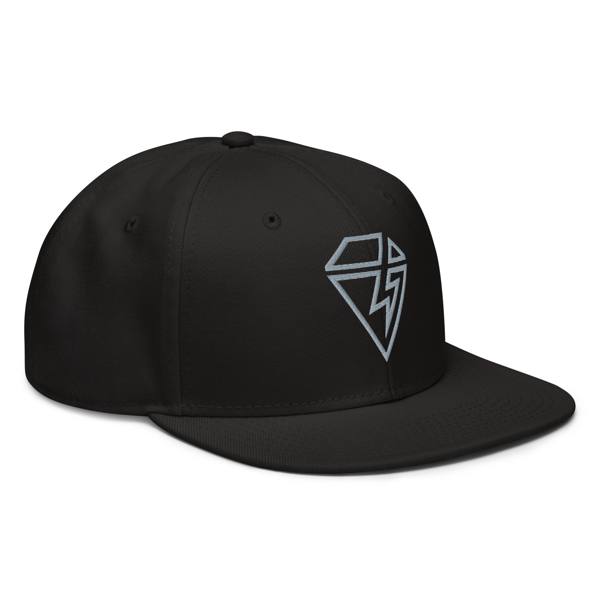 V Diamond logo snapback cap