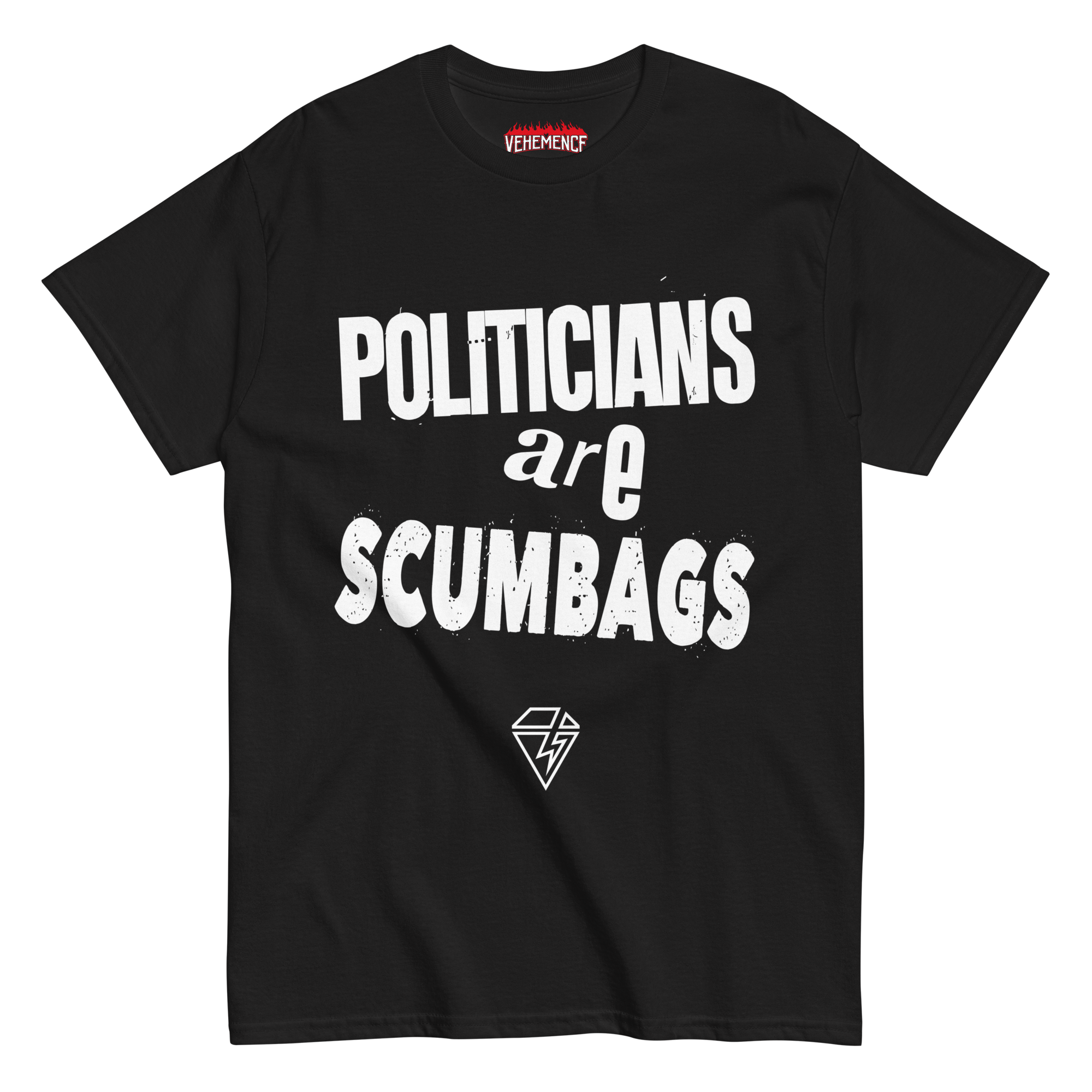 Politicians are Scumbags II t-shirt