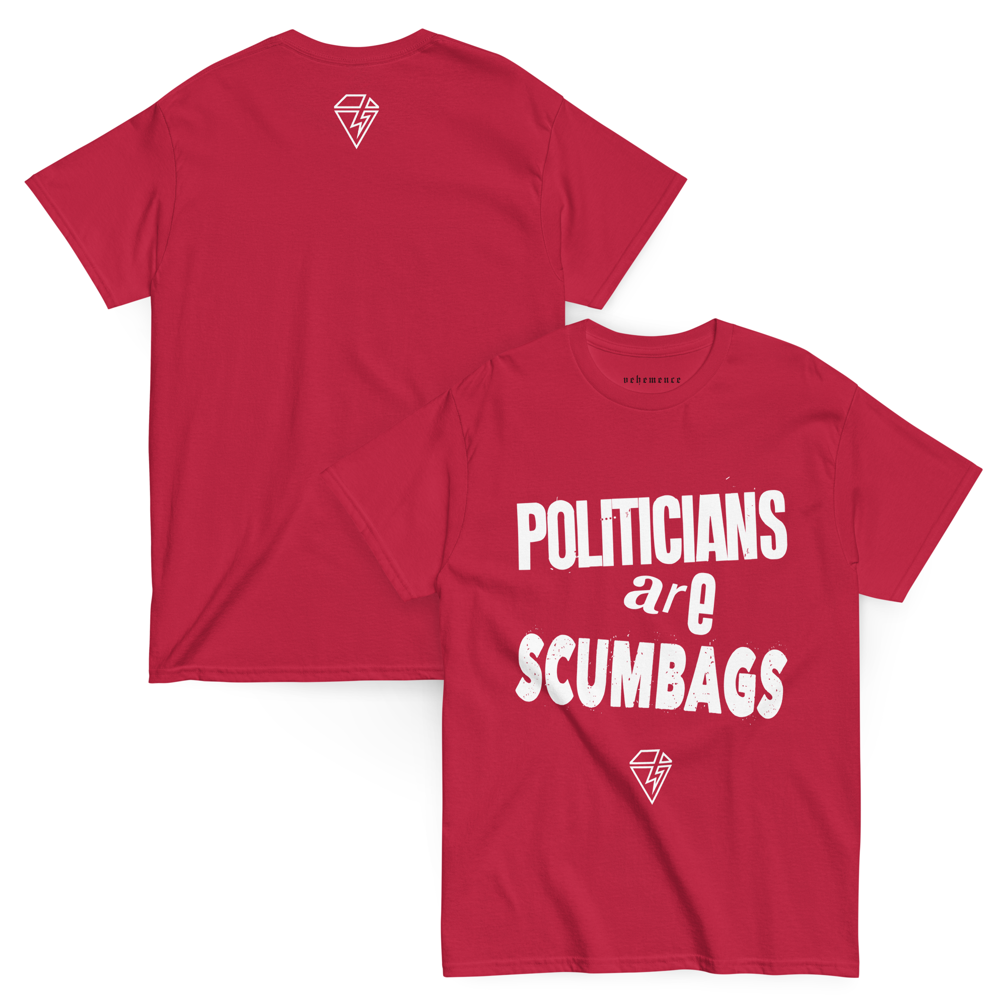 Politicians are Scumbags II t-shirt