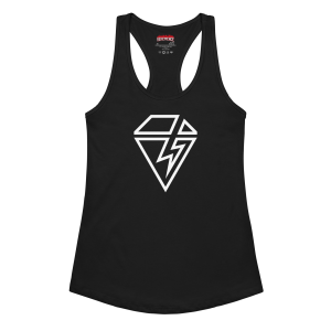 V Diamond racerback tank top
