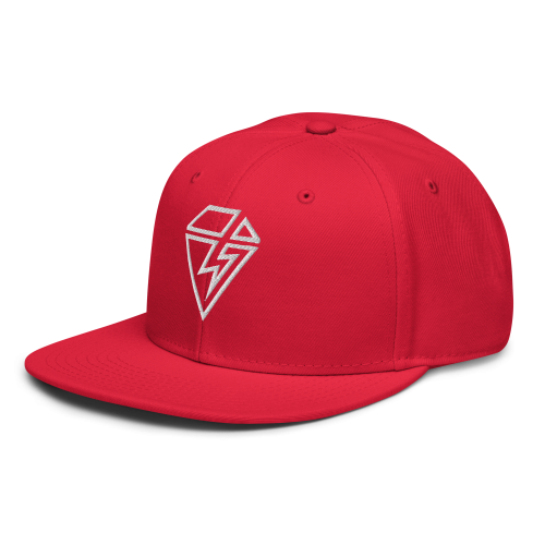 VEE diamond snapback cap