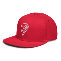 VEE diamond snapback cap
