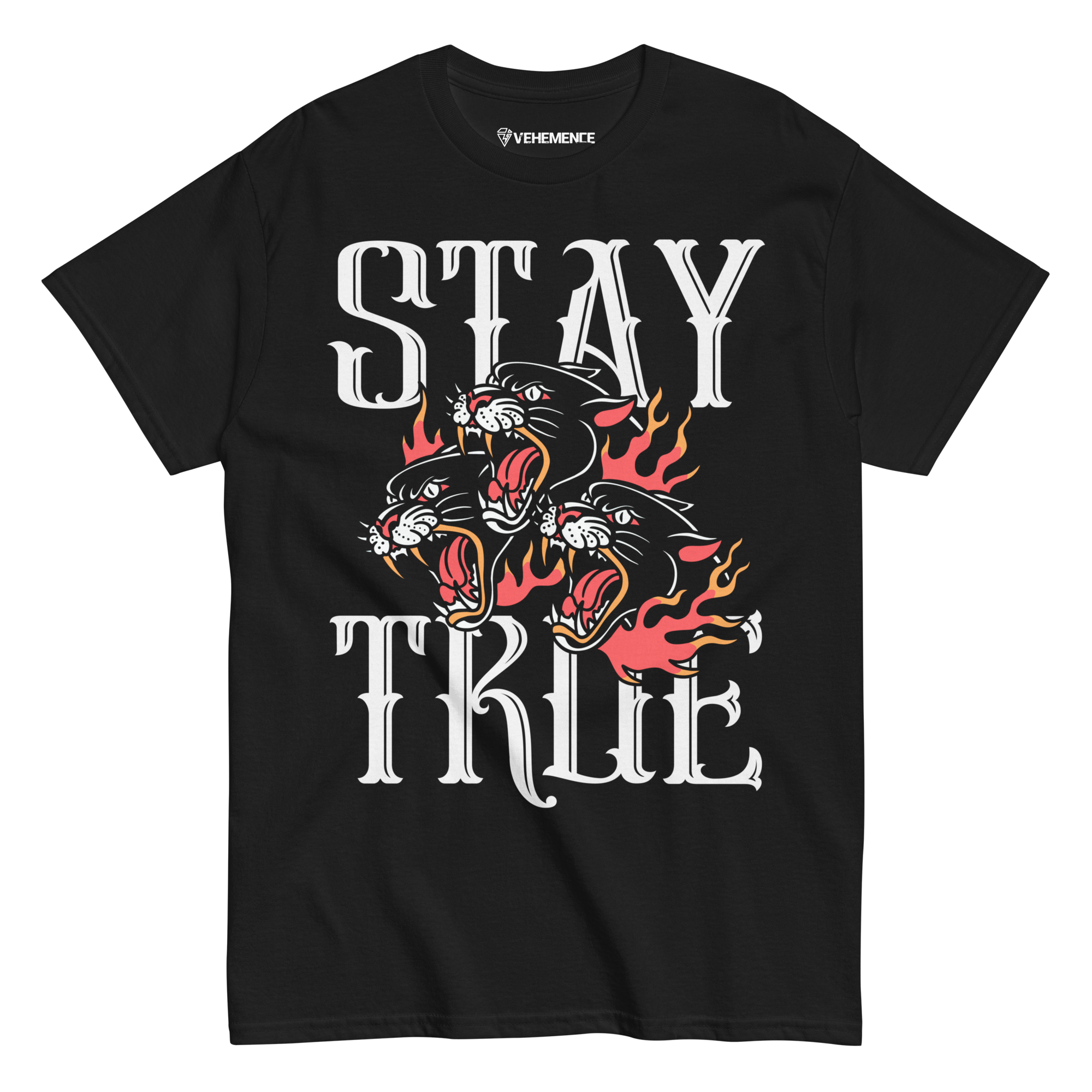 Stay true panther t-shirt by VEHEMENCE