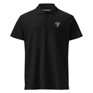 VEE diamond polo shirt