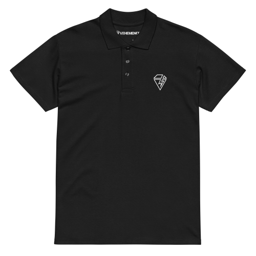 VEE diamond polo shirt