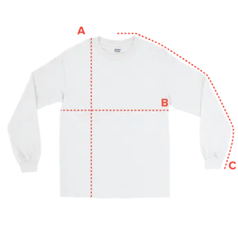 long sleeve t-shirt sizing VEHEMENCE