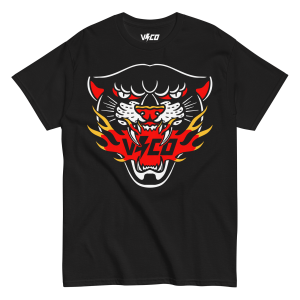 Flaming VCO panther t-shirt