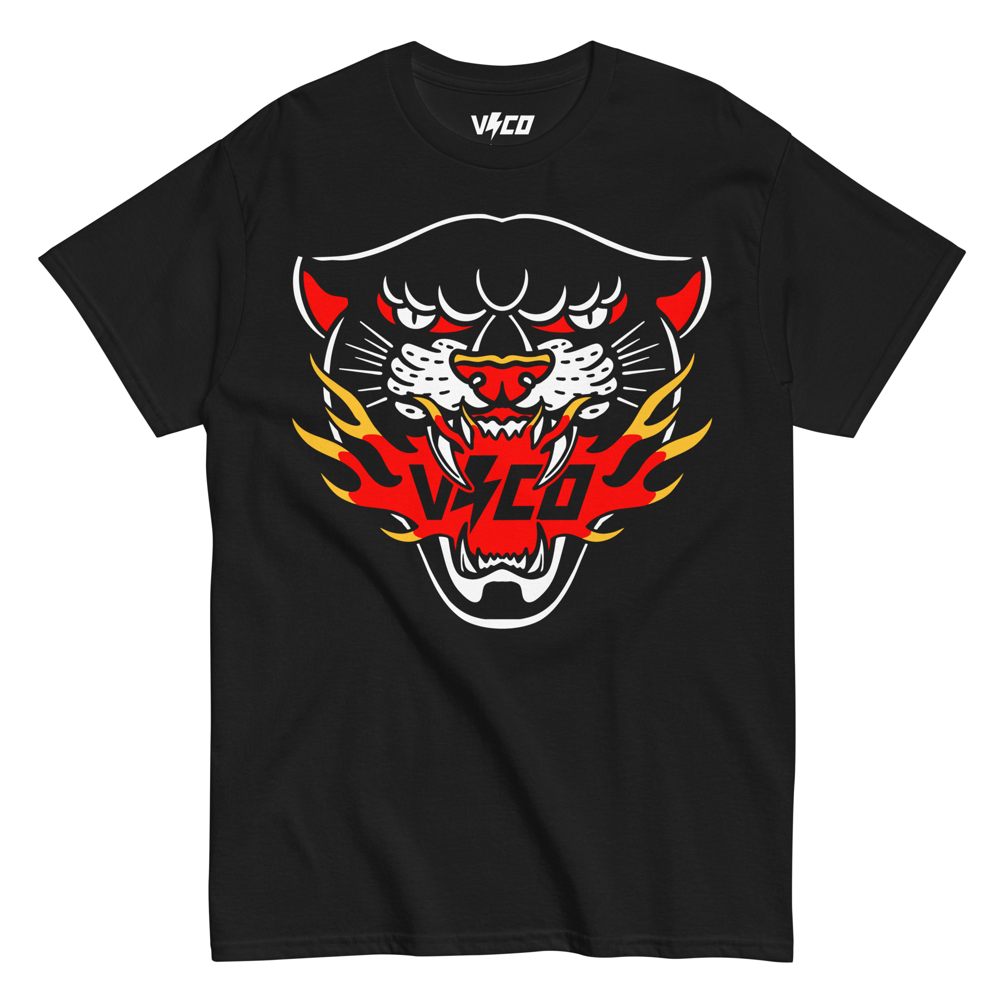 Flaming VCO panther shirt